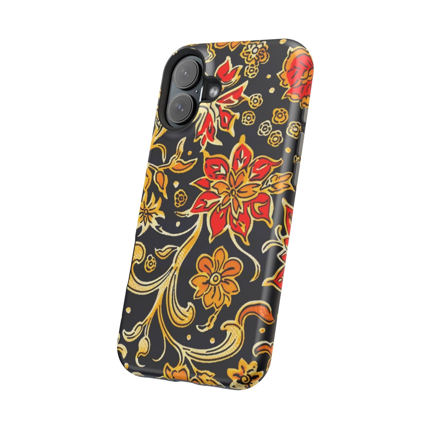 Floral Baroque Magnetic Impact Phone Case - DIGITAL X