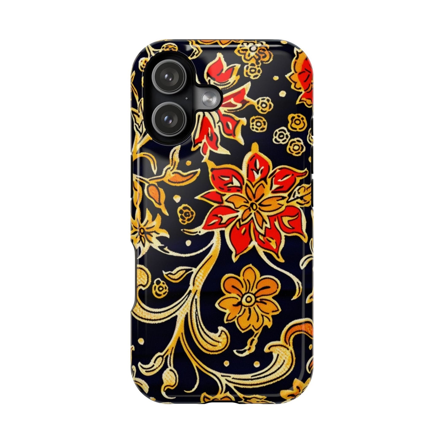 Floral Baroque Magnetic Impact Phone Case - DIGITAL X