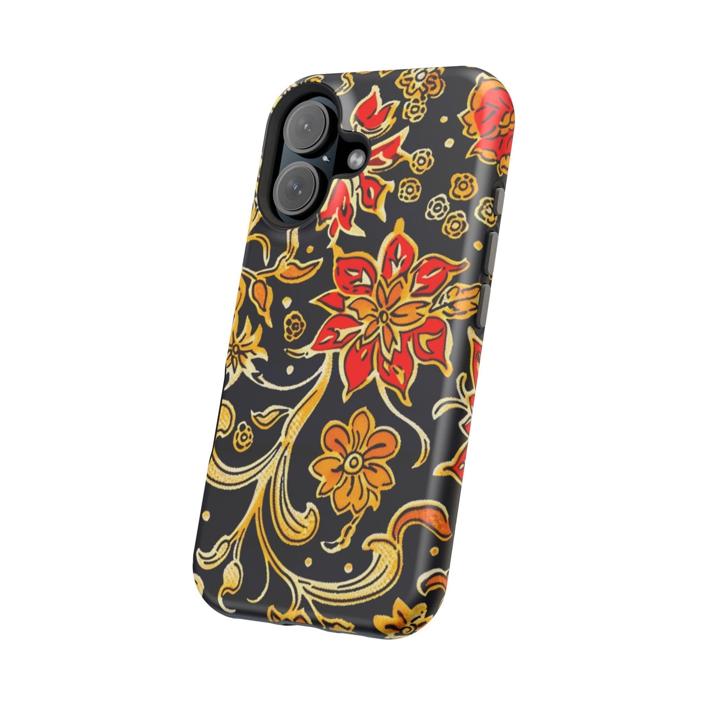 Floral Baroque Magnetic Impact Phone Case - DIGITAL X
