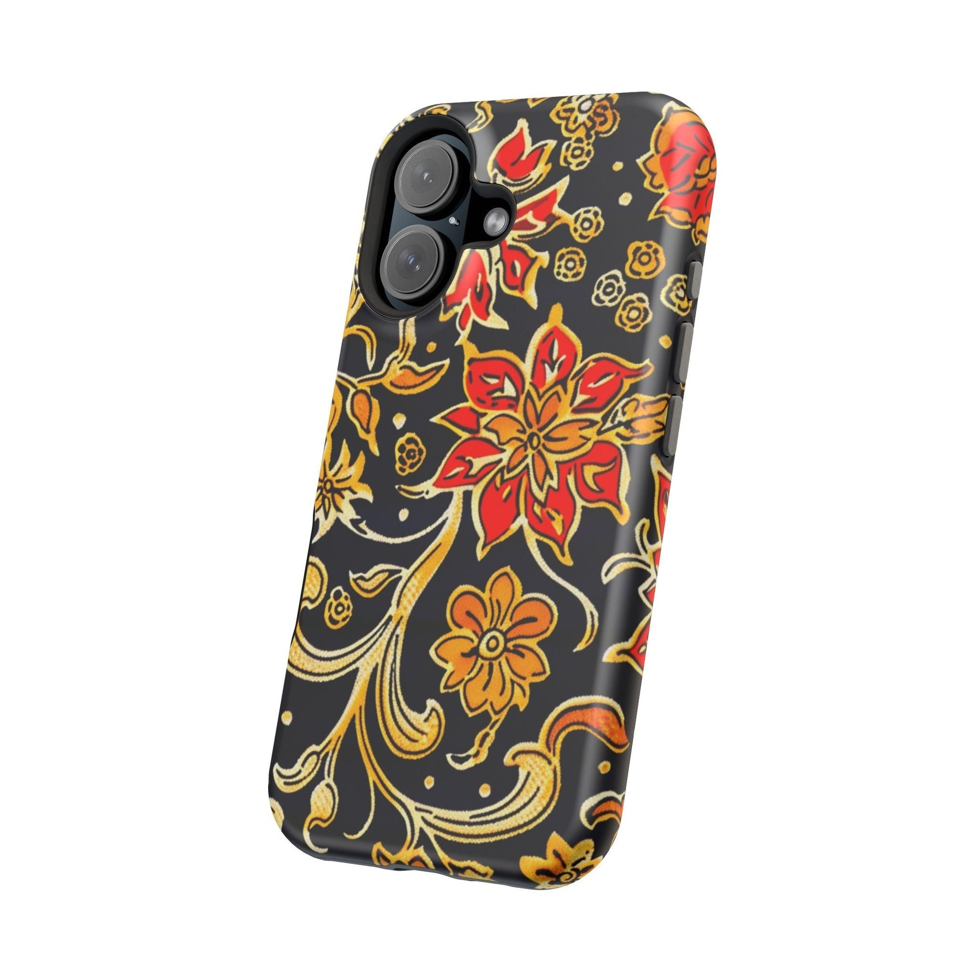Floral Baroque Magnetic Impact Phone Case - DIGITAL X