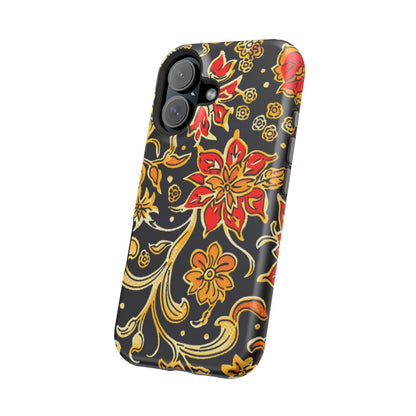 Floral Baroque Magnetic Impact Phone Case - DIGITAL X