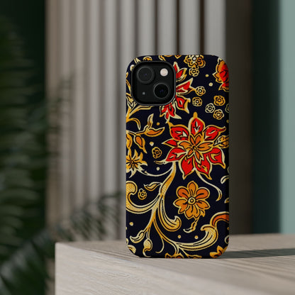 Floral Baroque Magnetic Impact Phone Case - DIGITAL X