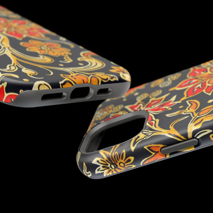 Floral Baroque Magnetic Impact Phone Case - DIGITAL X