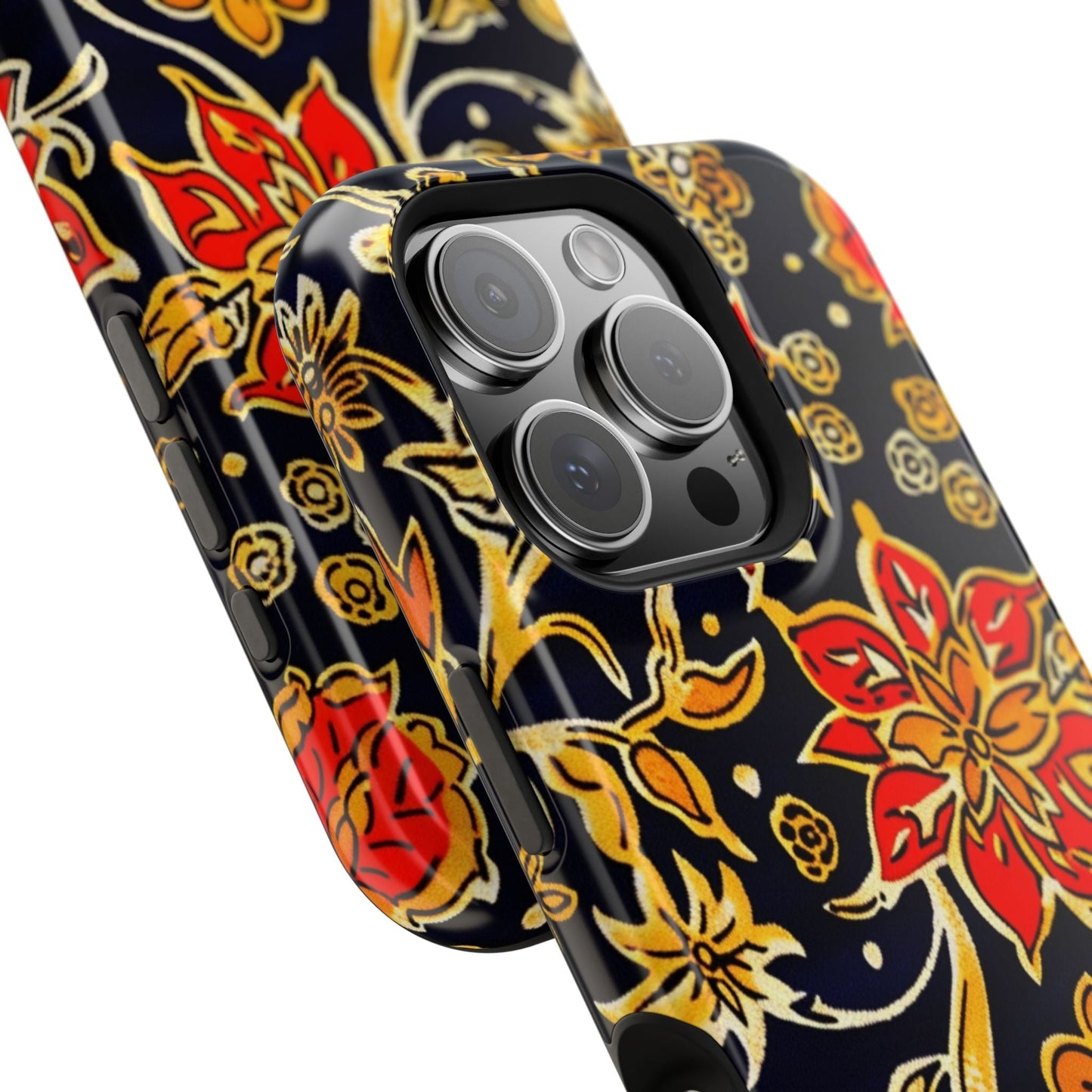 Floral Baroque Magnetic Impact Phone Case - DIGITAL X