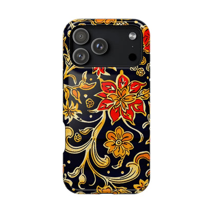 Floral Baroque Magnetic Impact Phone Case - DIGITAL X