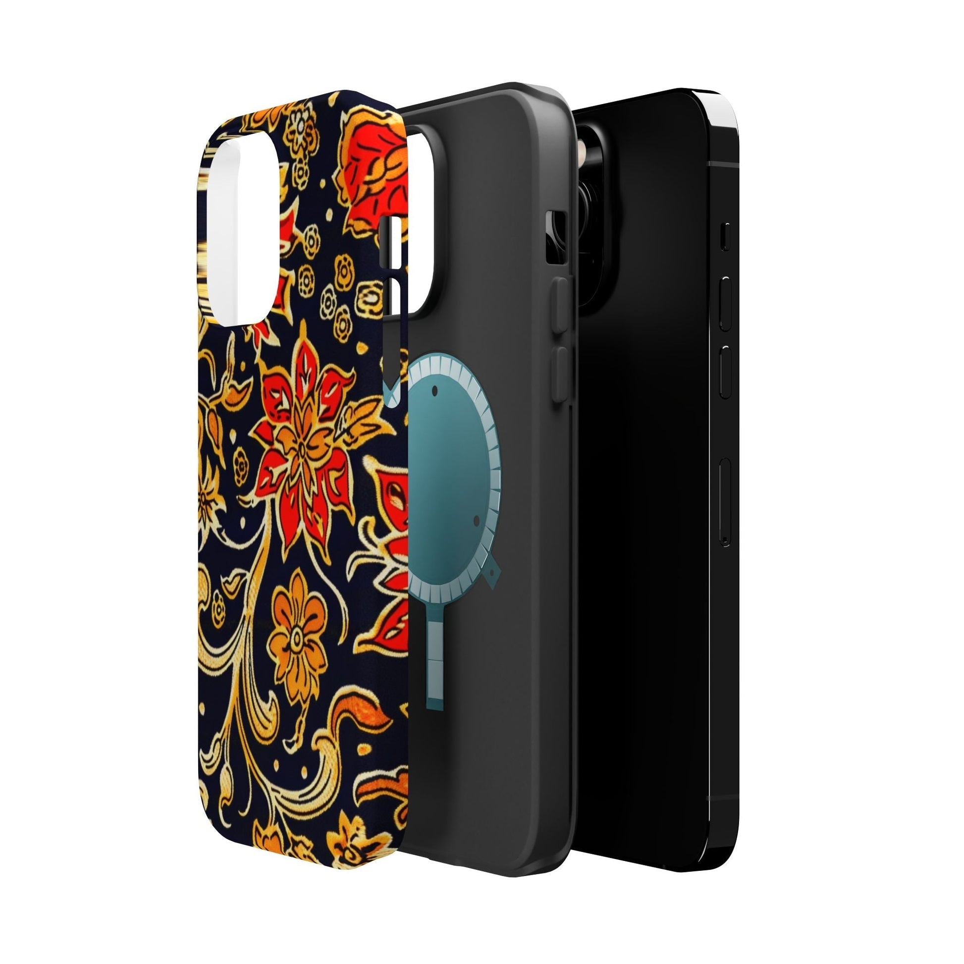 Floral Baroque Magnetic Impact Phone Case - DIGITAL X