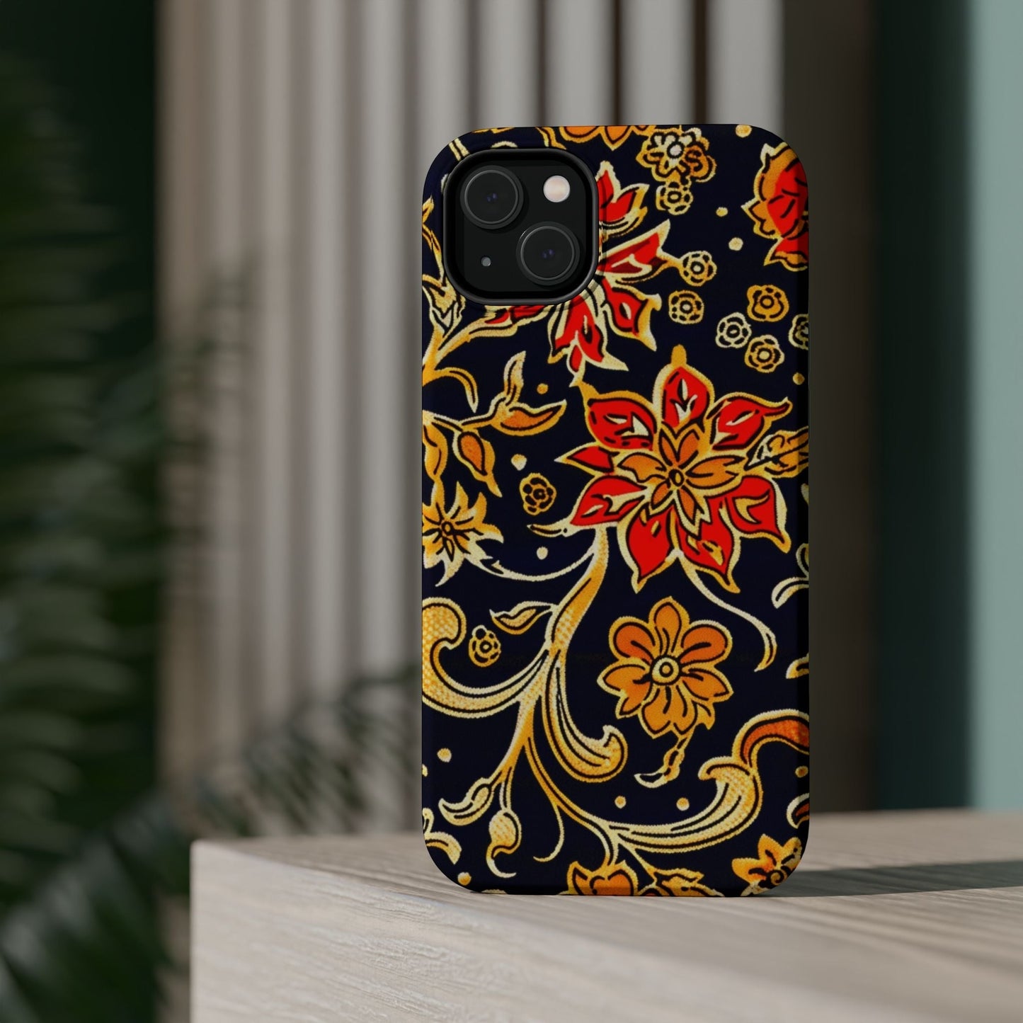 Floral Baroque Magnetic Impact Phone Case - DIGITAL X
