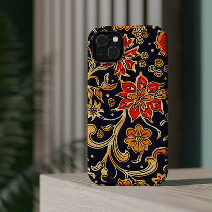 Floral Baroque Magnetic Impact Phone Case - DIGITAL X