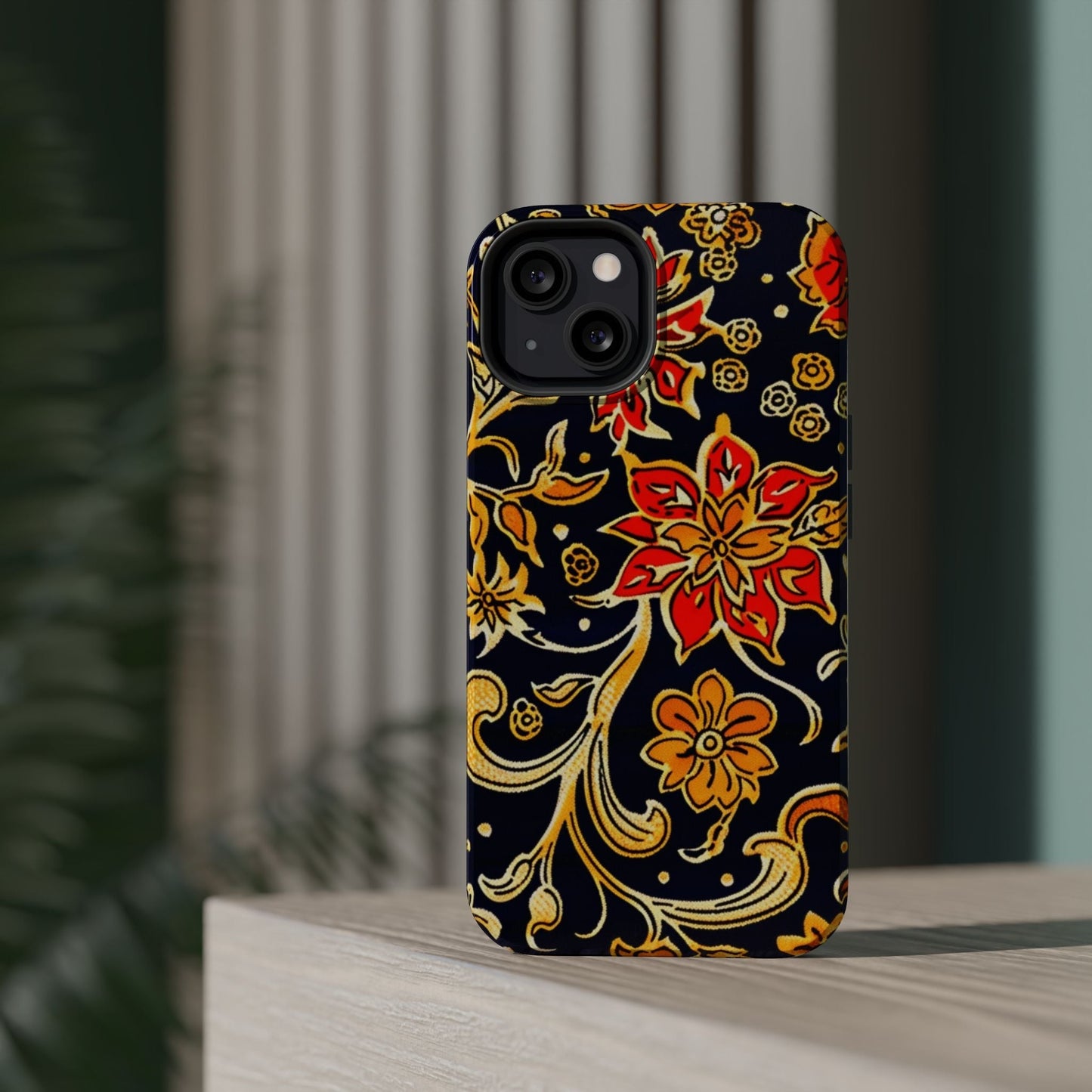 Floral Baroque Magnetic Impact Phone Case - DIGITAL X
