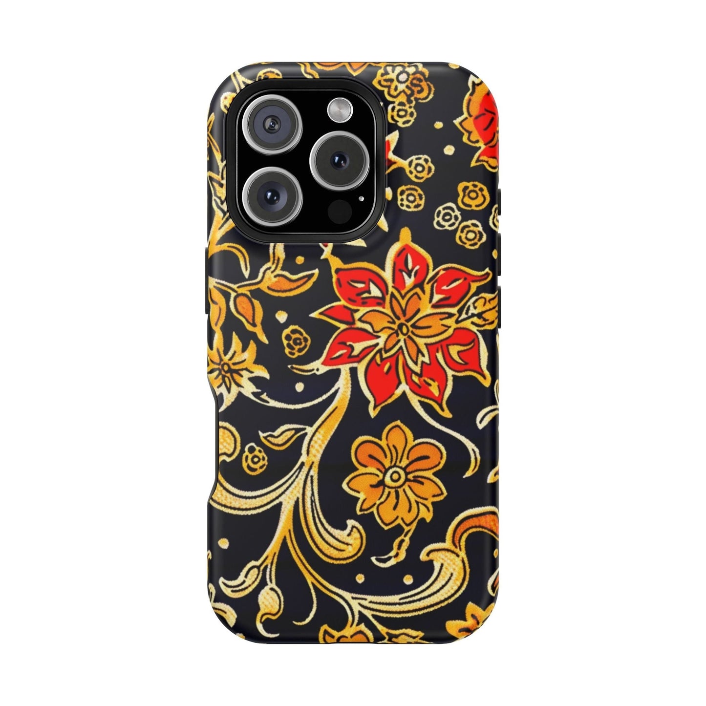 Floral Baroque Magnetic Impact Phone Case - DIGITAL X