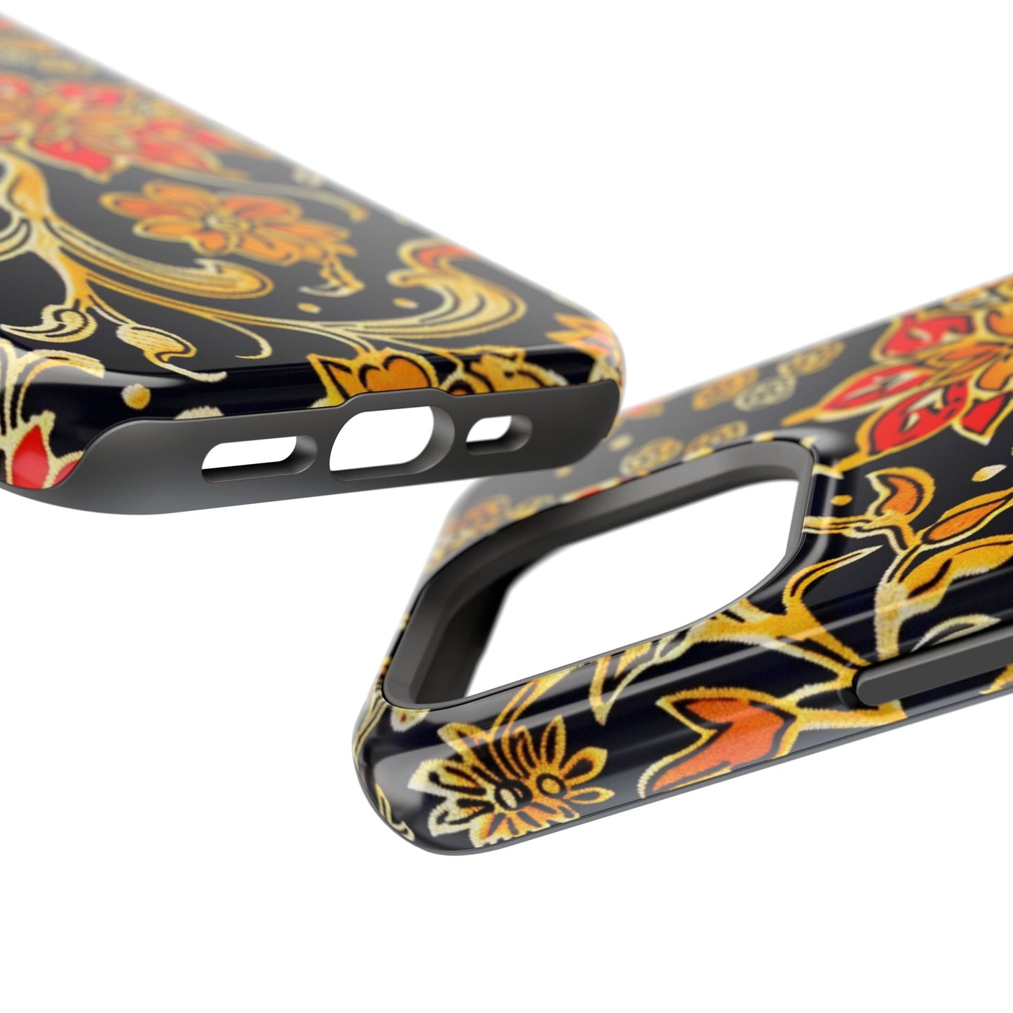 Floral Baroque Magnetic Impact Phone Case - DIGITAL X