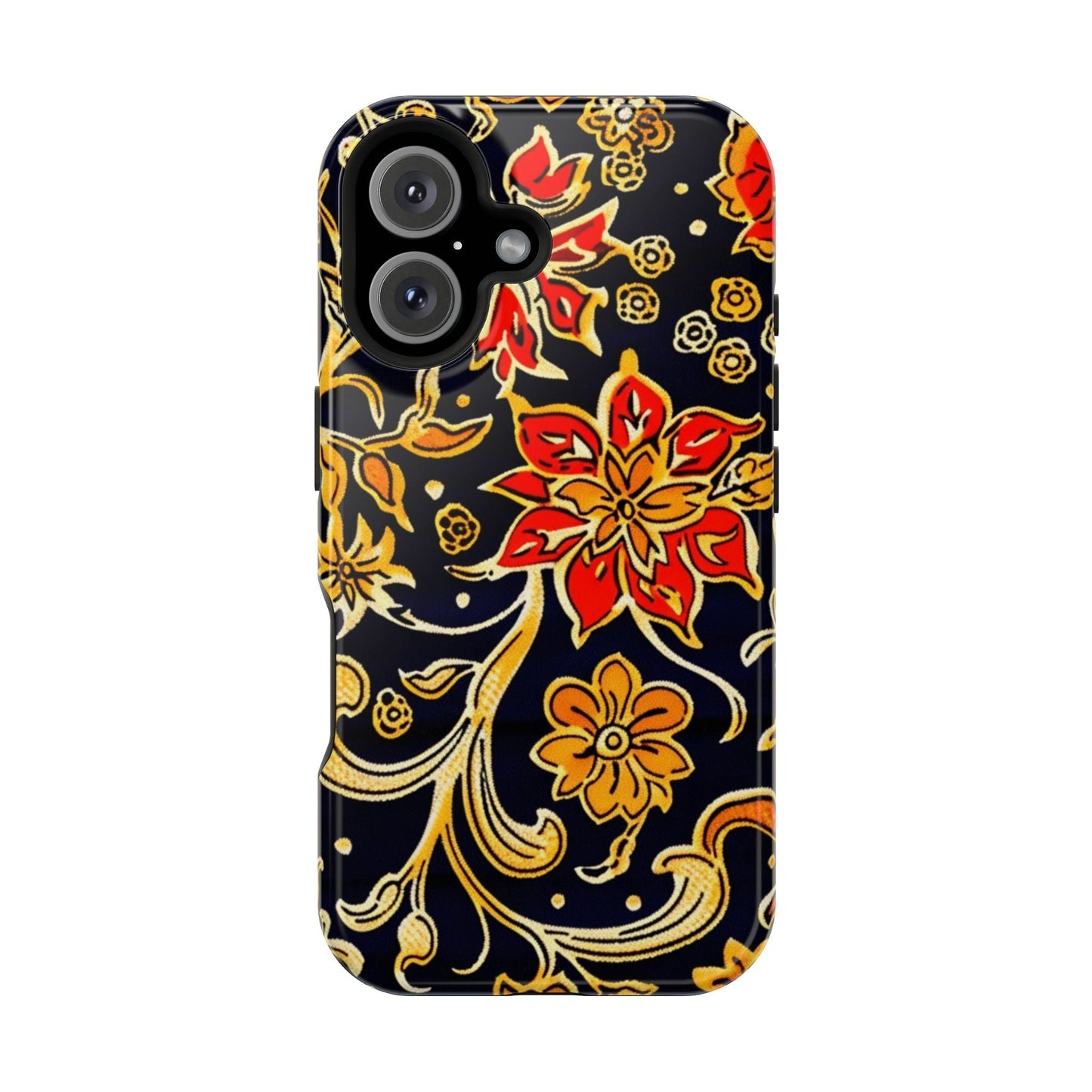 Floral Baroque Magnetic Impact Phone Case - DIGITAL X