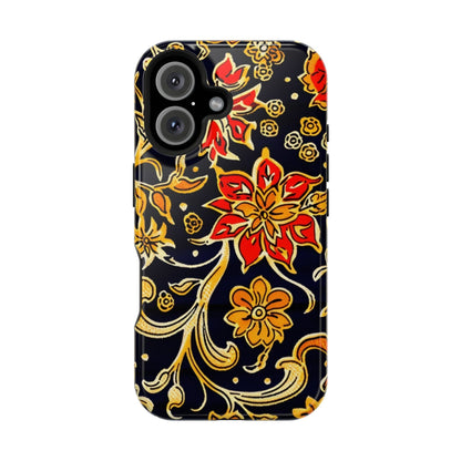 Floral Baroque Magnetic Impact Phone Case - DIGITAL X