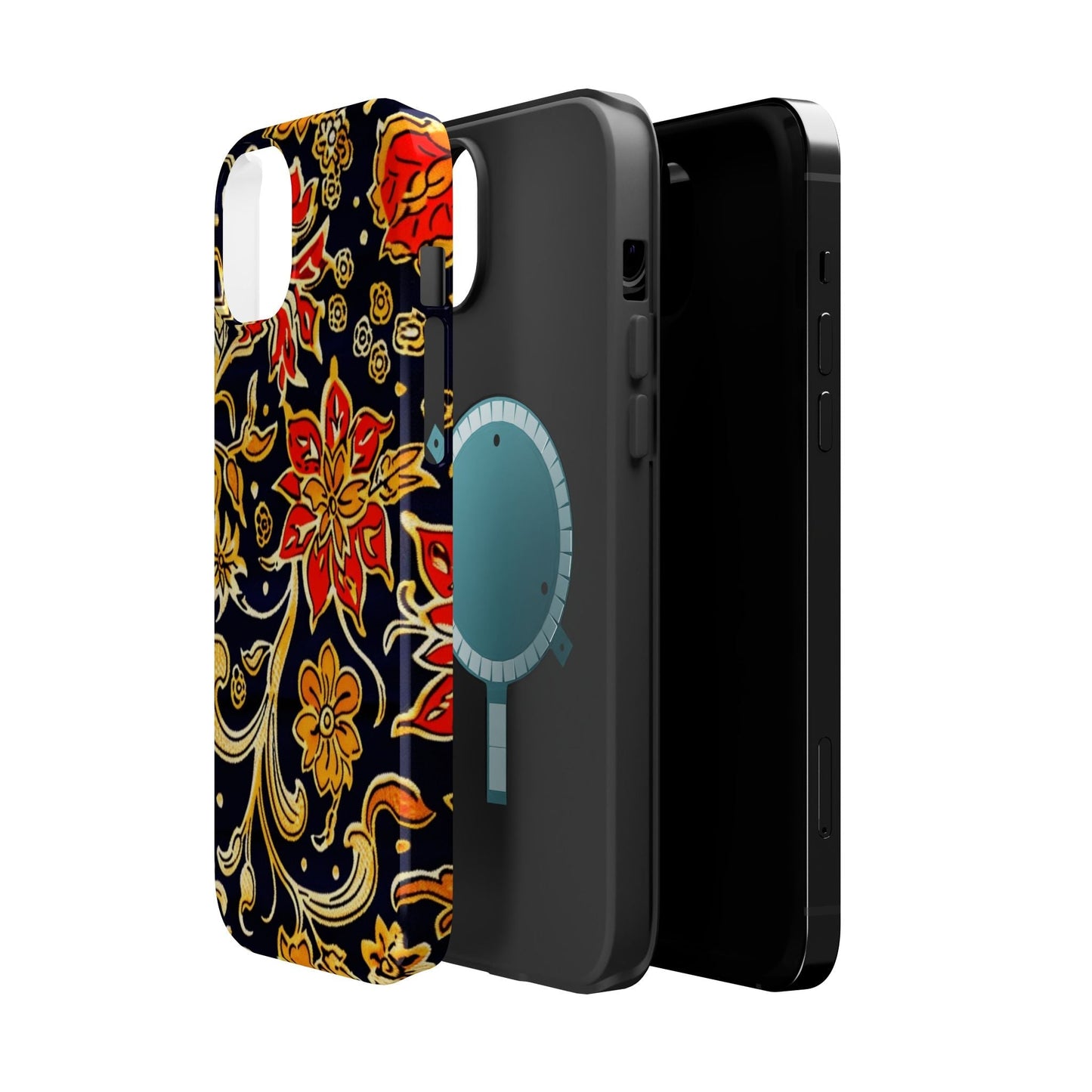 Floral Baroque Magnetic Impact Phone Case - DIGITAL X