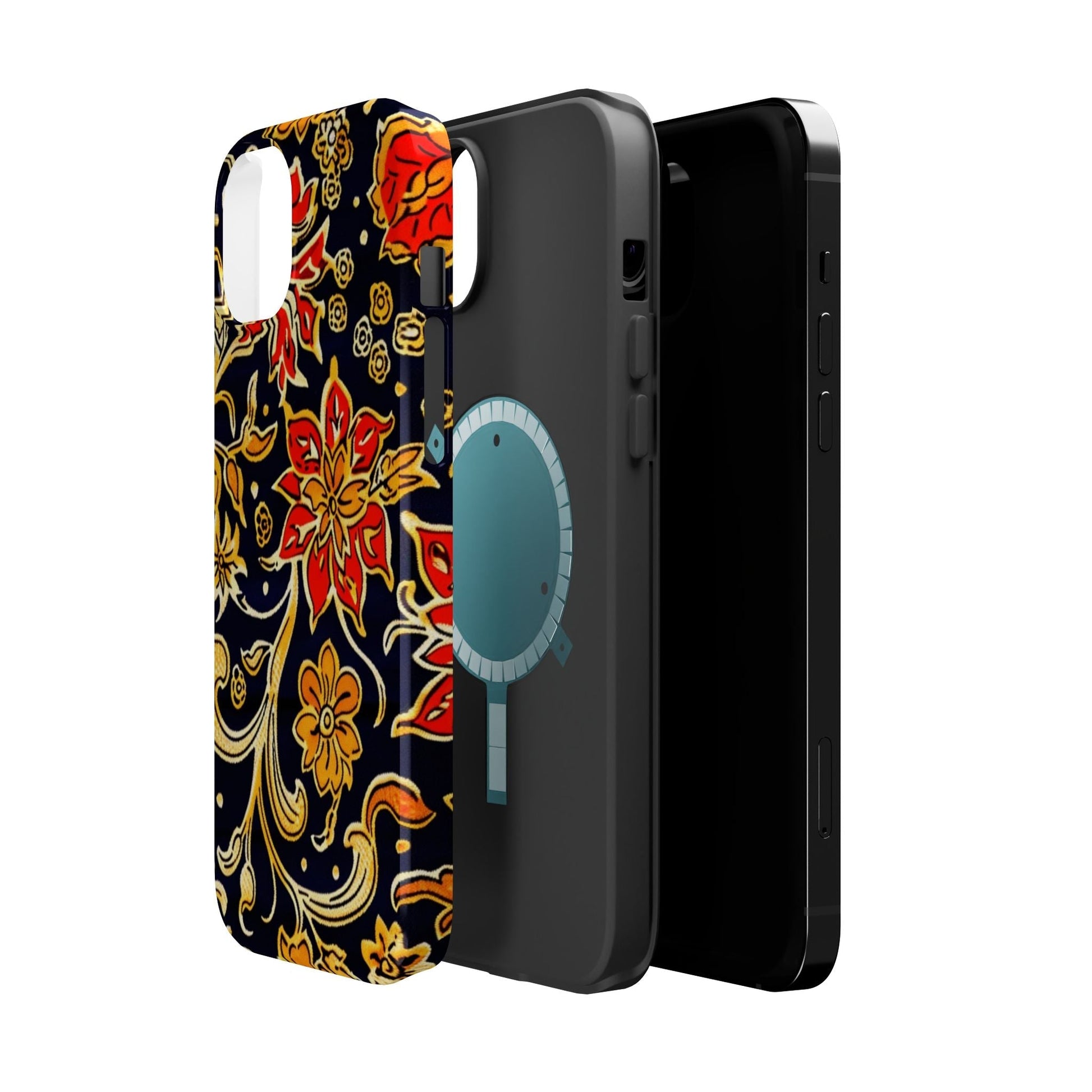 Floral Baroque Magnetic Impact Phone Case - DIGITAL X