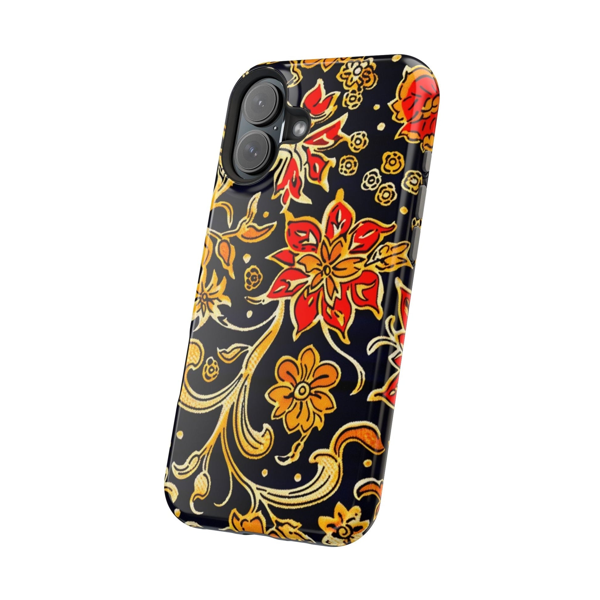 Floral Baroque Magnetic Impact Phone Case - DIGITAL X