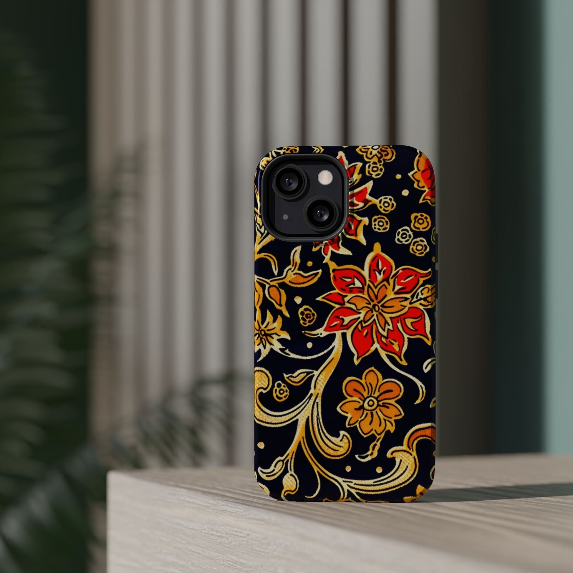 Floral Baroque Magnetic Impact Phone Case - DIGITAL X