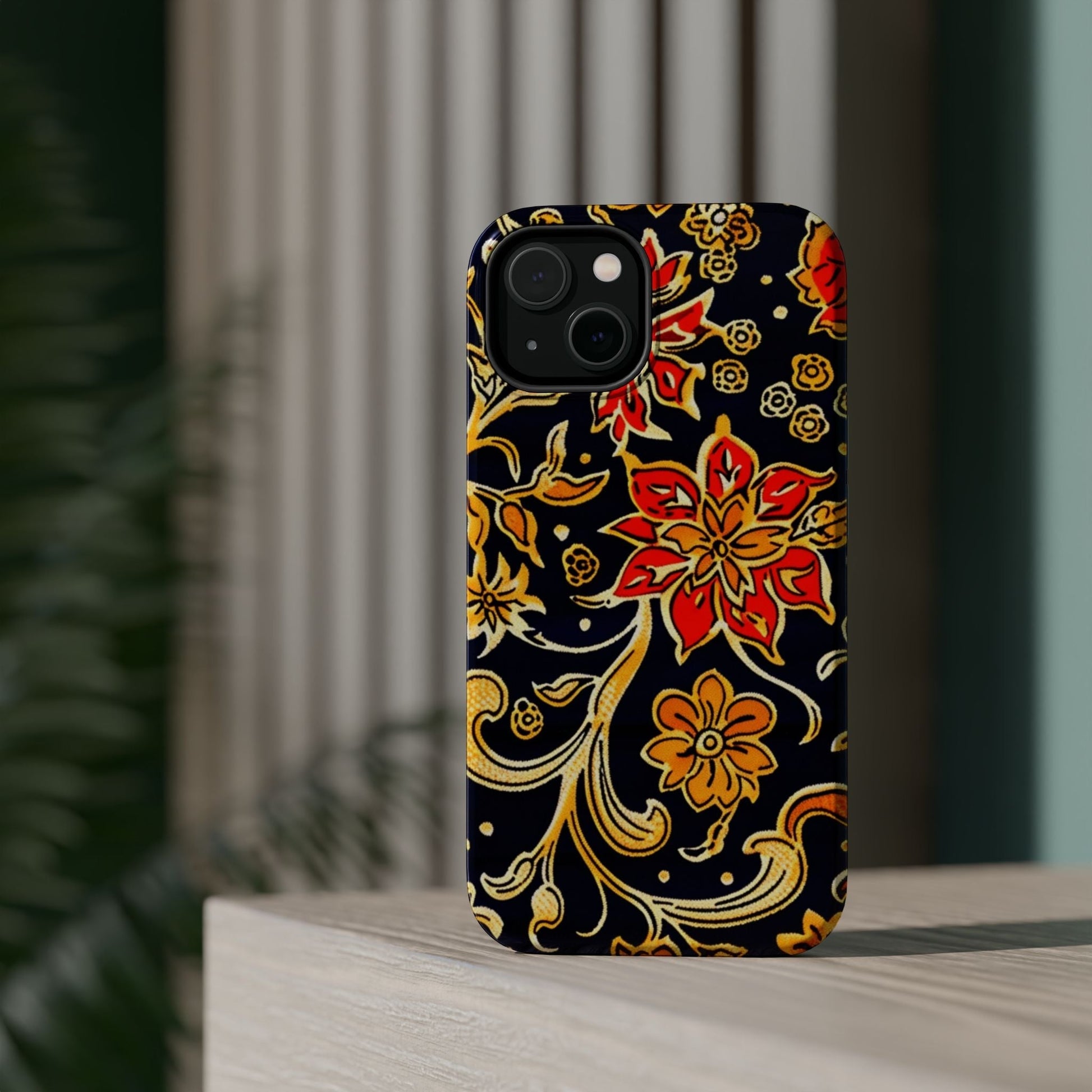 Floral Baroque Magnetic Impact Phone Case - DIGITAL X