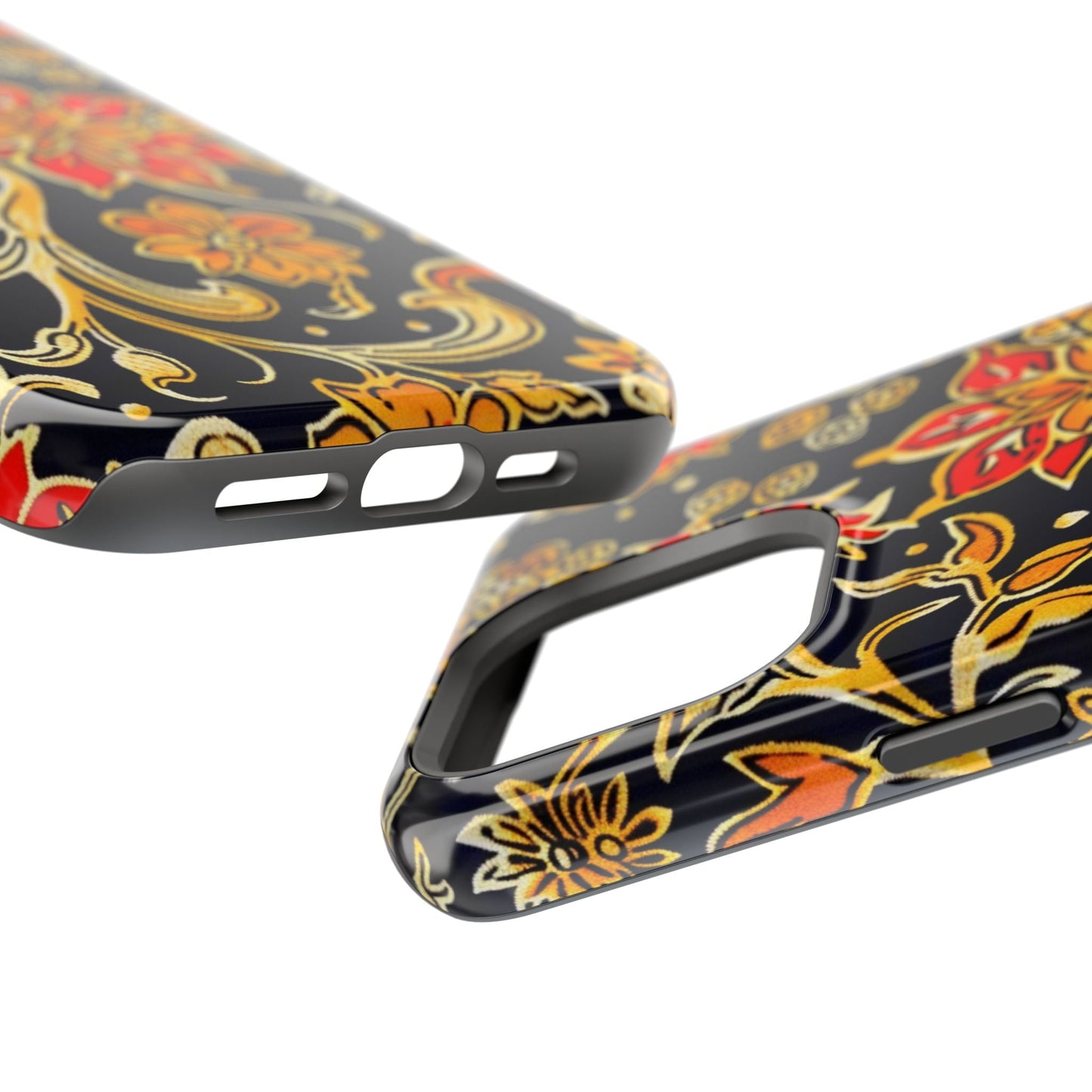 Floral Baroque Magnetic Impact Phone Case - DIGITAL X