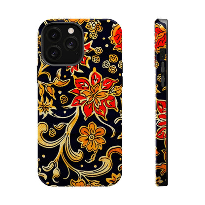 Floral Baroque Magnetic Impact Phone Case - DIGITAL X