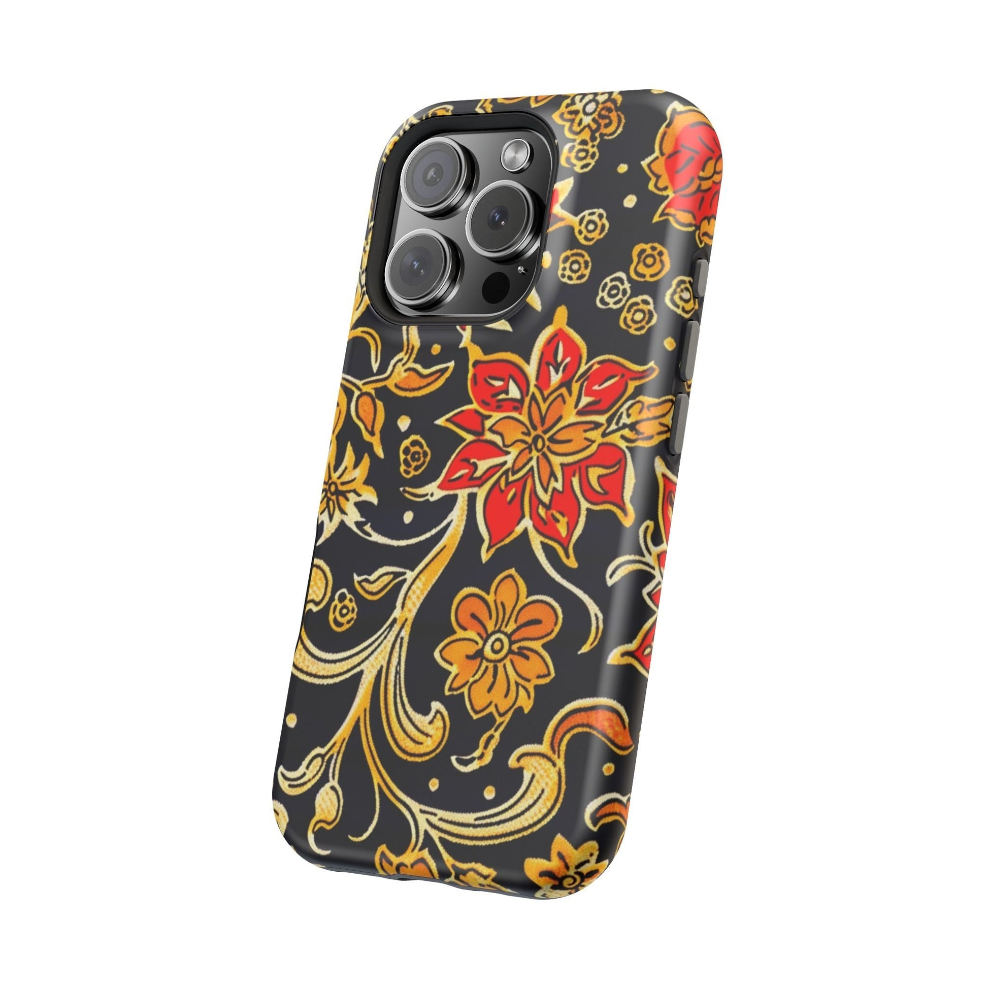 Floral Baroque Magnetic Impact Phone Case - DIGITAL X