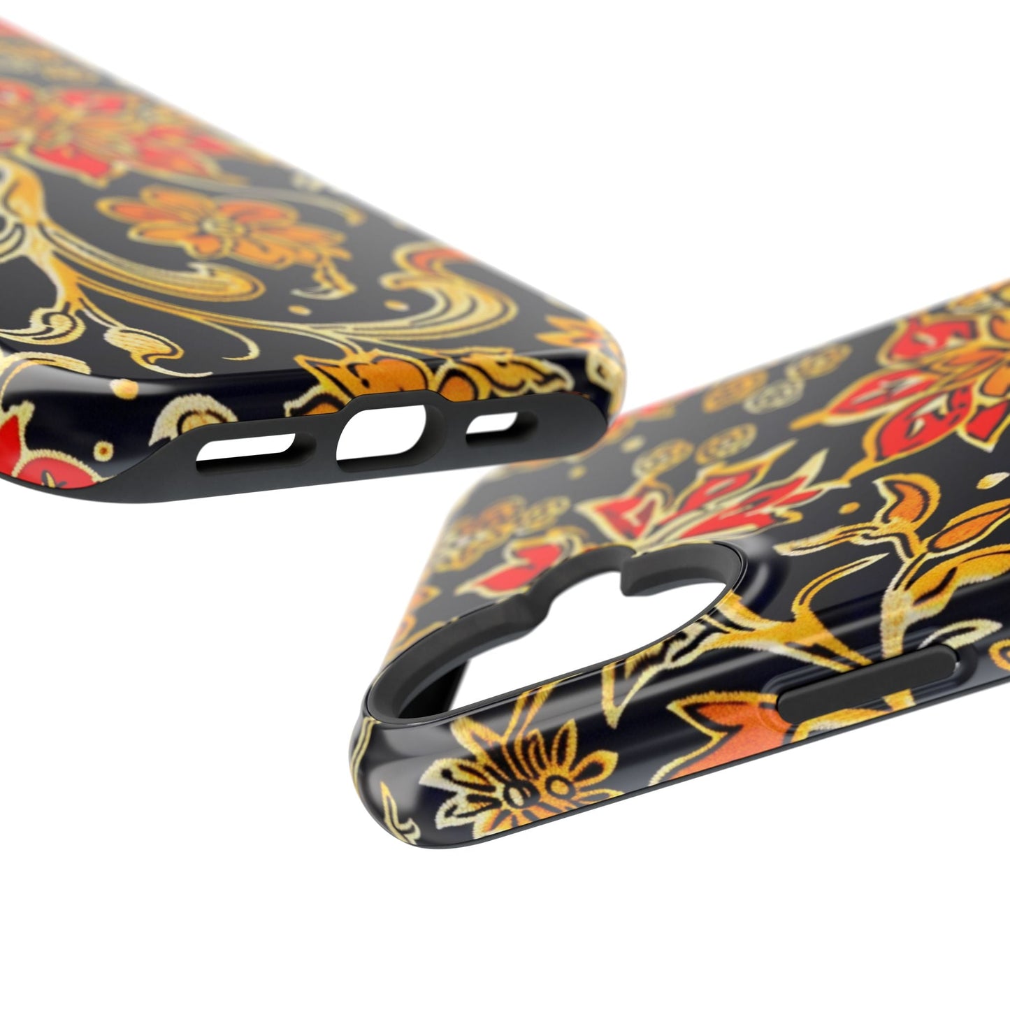 Floral Baroque Magnetic Impact Phone Case - DIGITAL X