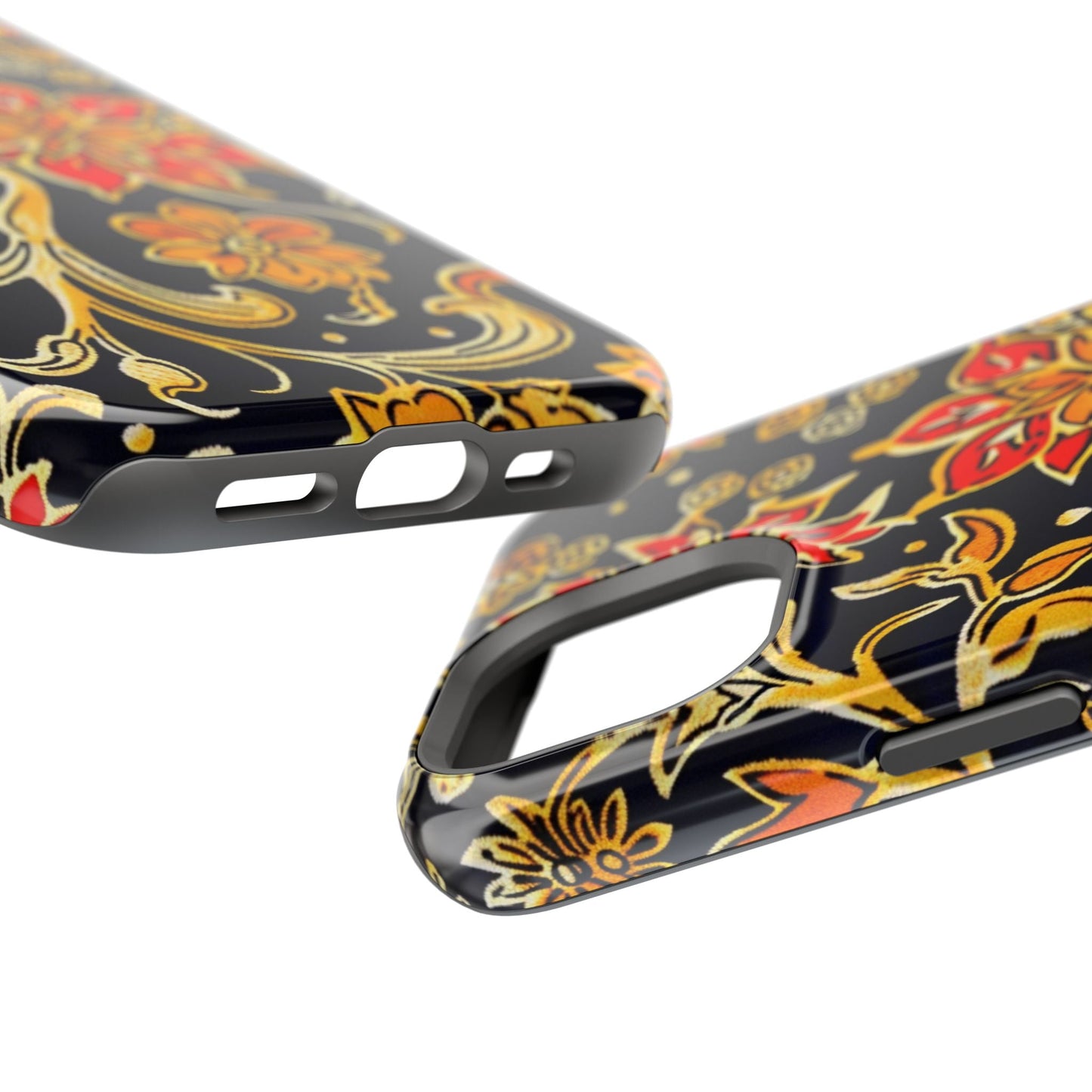 Floral Baroque Magnetic Impact Phone Case - DIGITAL X