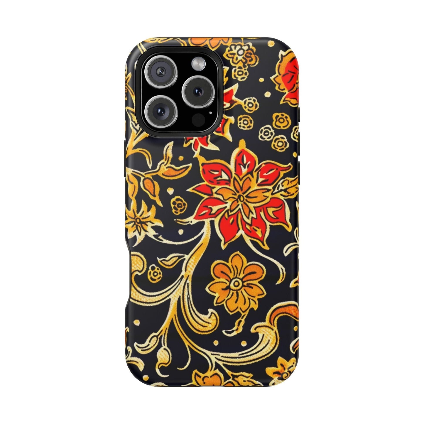 Floral Baroque Magnetic Impact Phone Case - DIGITAL X