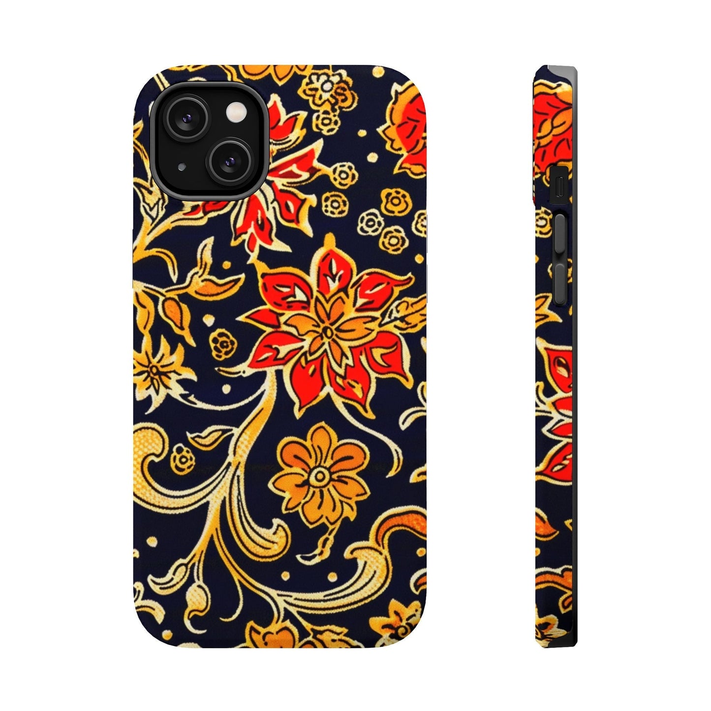 Floral Baroque Magnetic Impact Phone Case - DIGITAL X