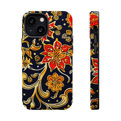 Floral Baroque Magnetic Impact Phone Case - DIGITAL X