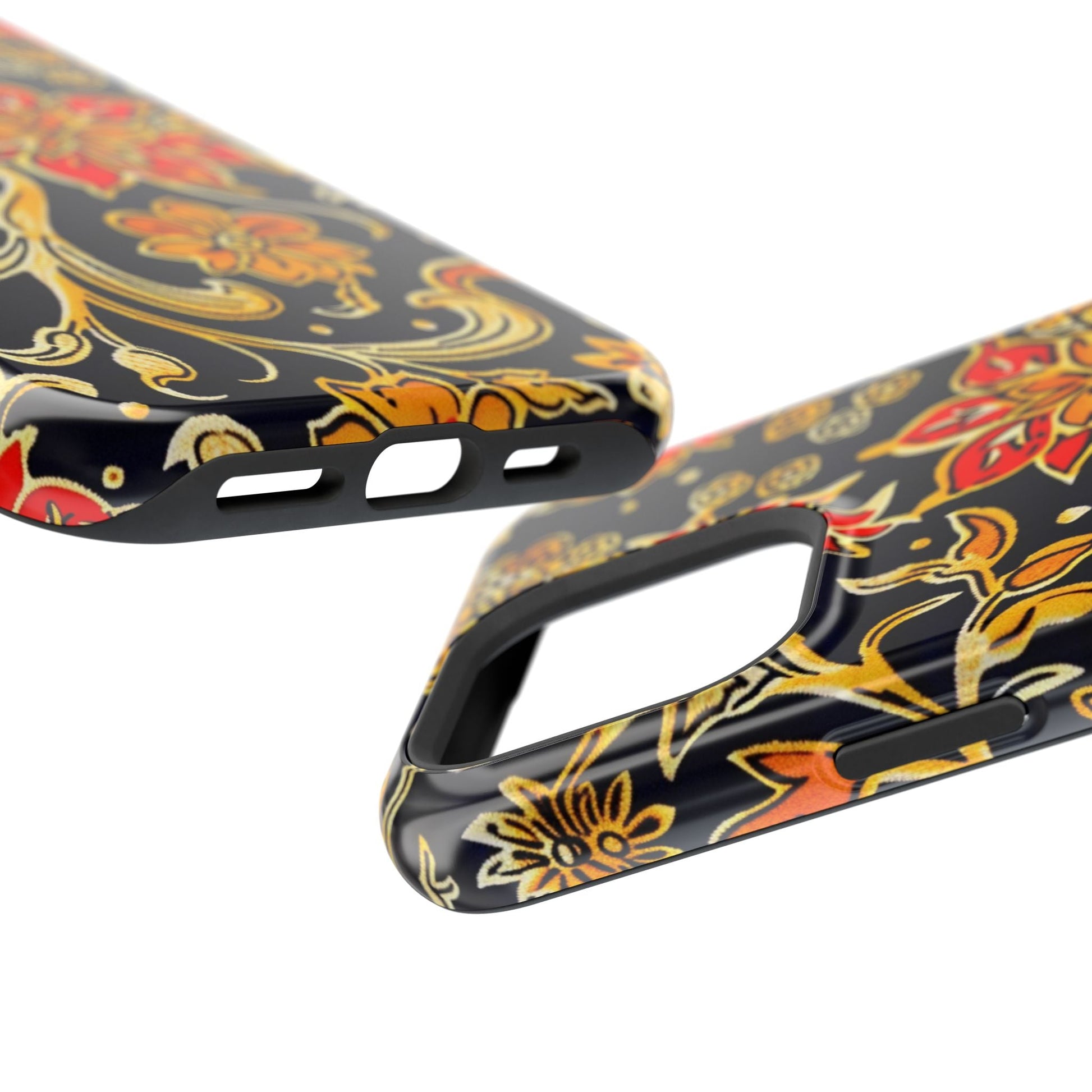 Floral Baroque Magnetic Impact Phone Case - DIGITAL X