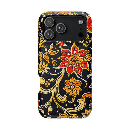 Floral Baroque Magnetic Impact Phone Case - DIGITAL X