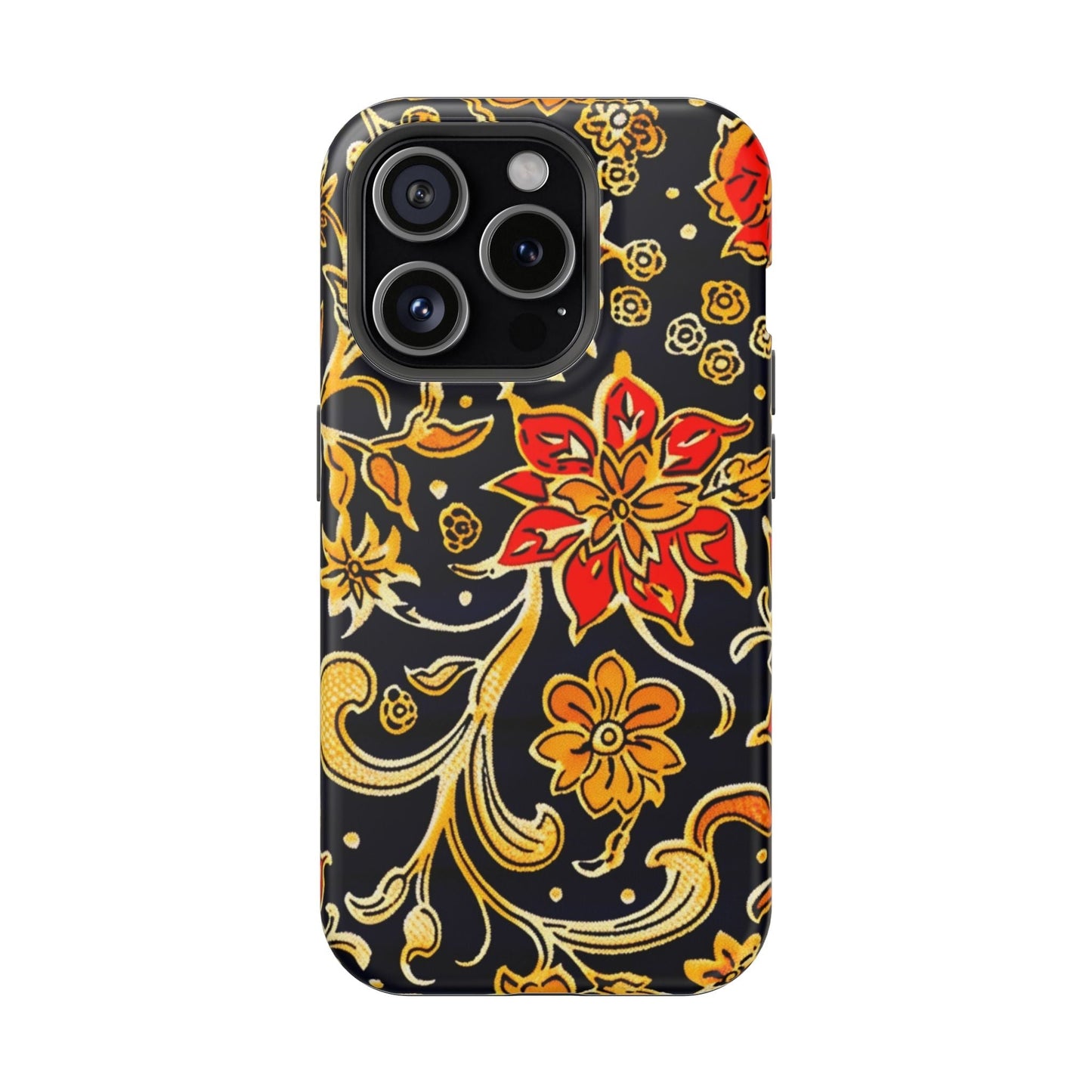 Floral Baroque Magnetic Impact Phone Case - DIGITAL X