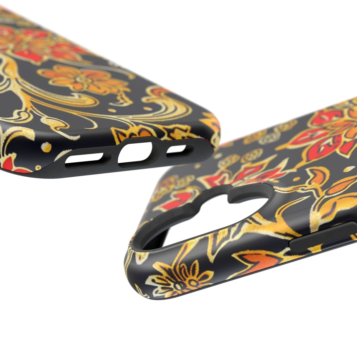 Floral Baroque Magnetic Impact Phone Case - DIGITAL X