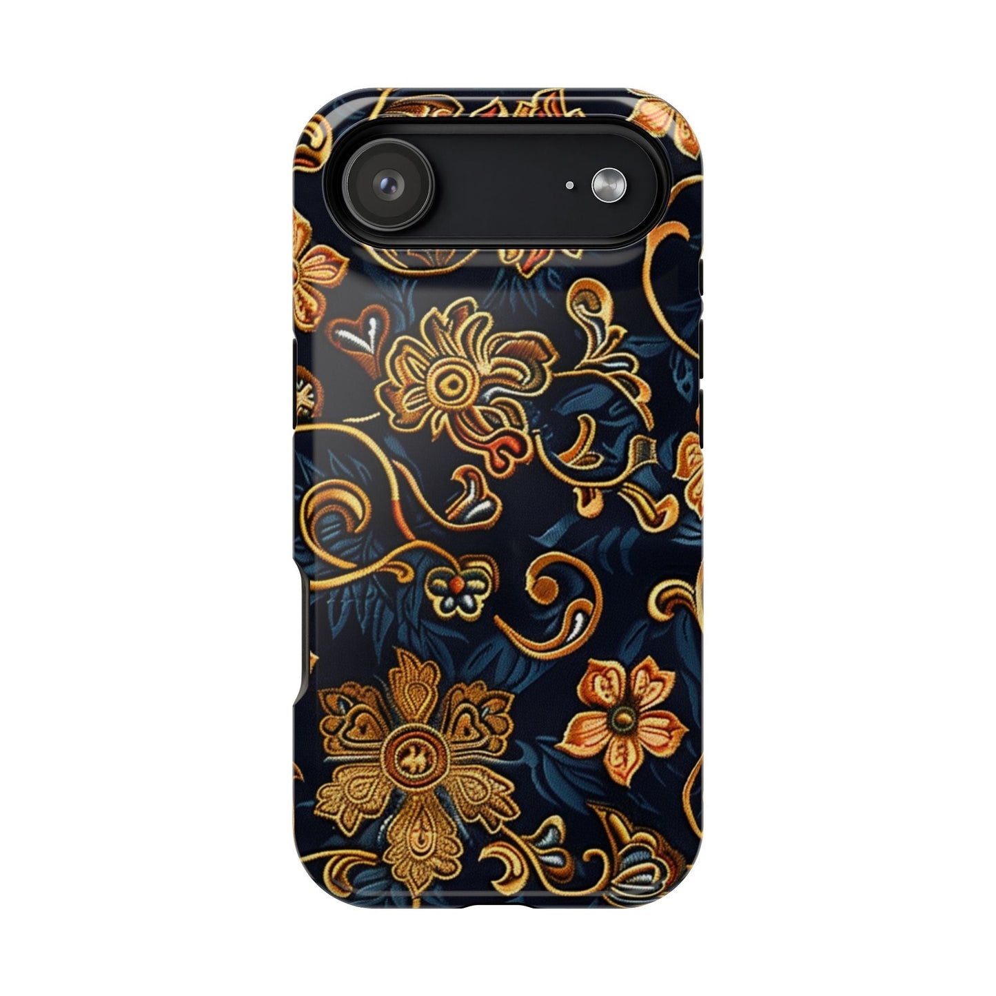 Floral Baroque Magnetic Impact - Resistant Phone Case - DIGITAL X