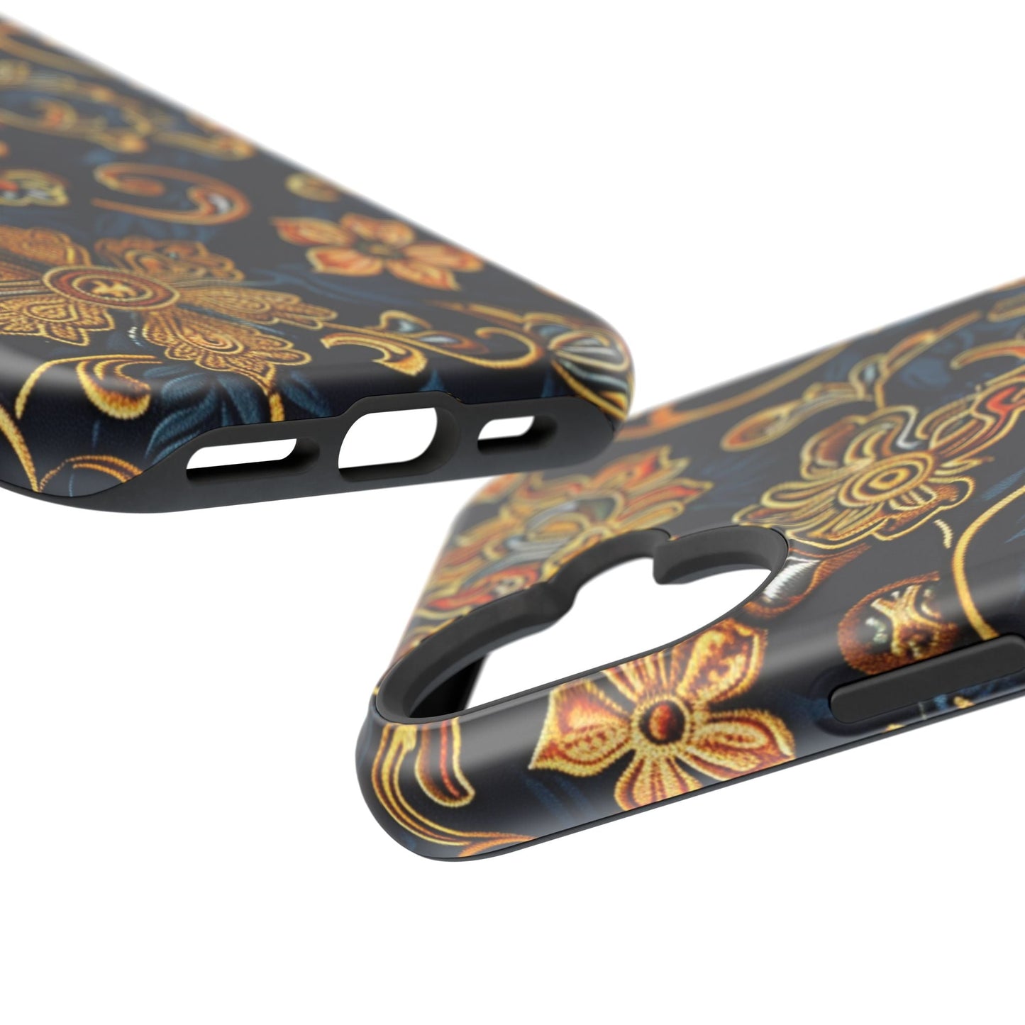 Floral Baroque Magnetic Impact - Resistant Phone Case - DIGITAL X