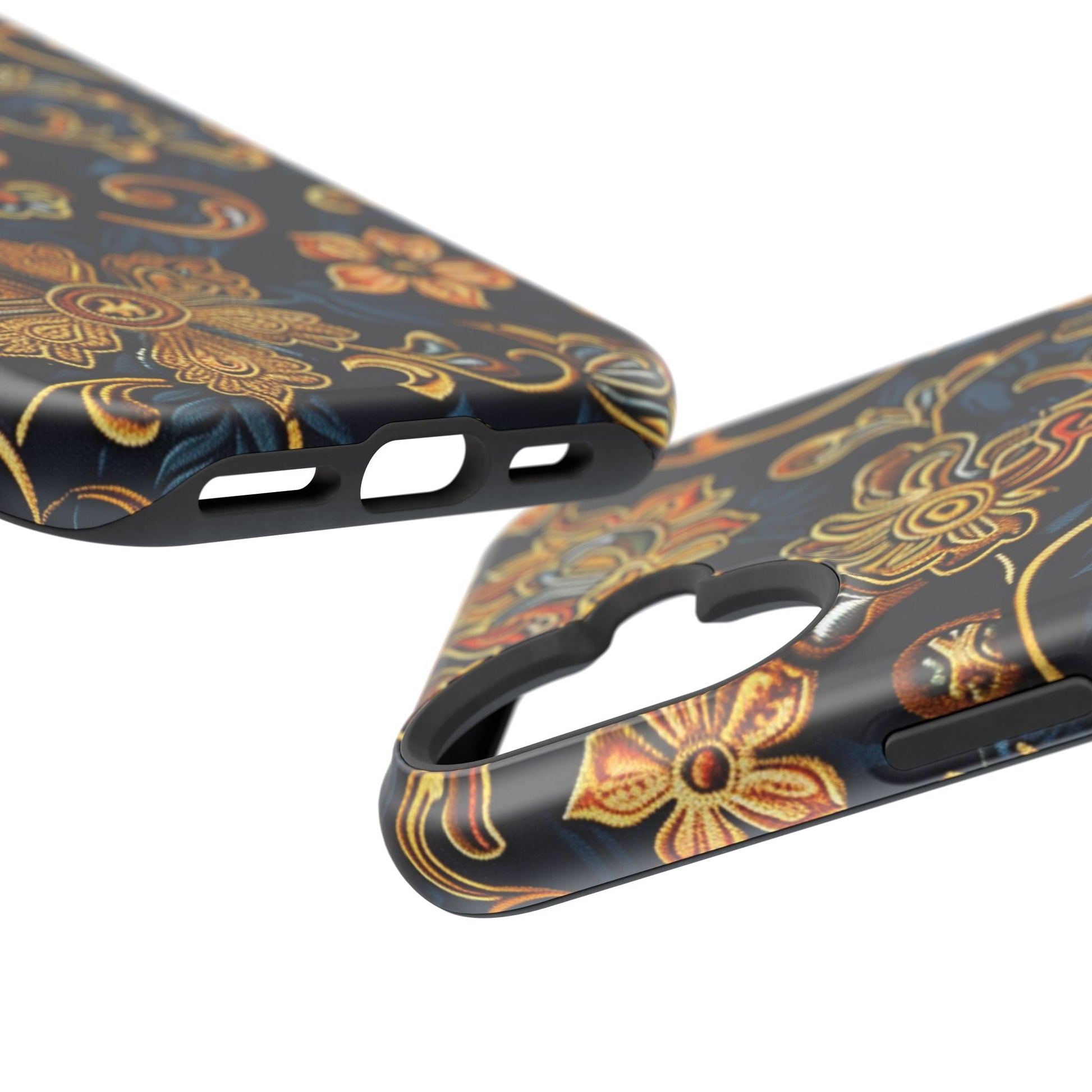 Floral Baroque Magnetic Impact - Resistant Phone Case - DIGITAL X