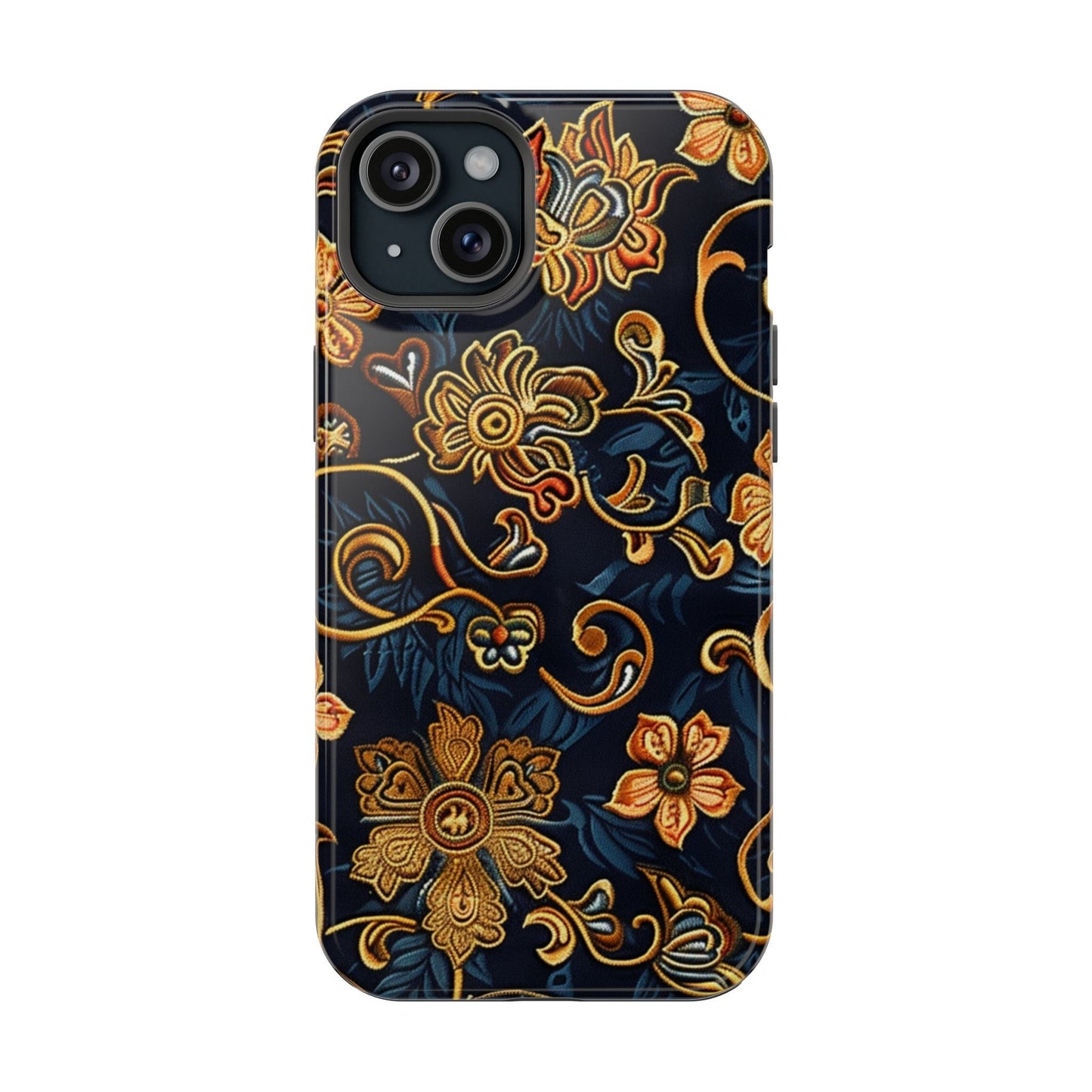 Floral Baroque Magnetic Impact - Resistant Phone Case - DIGITAL X