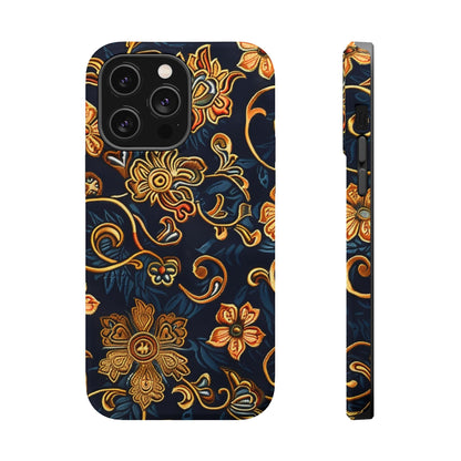 Floral Baroque Magnetic Impact - Resistant Phone Case - DIGITAL X