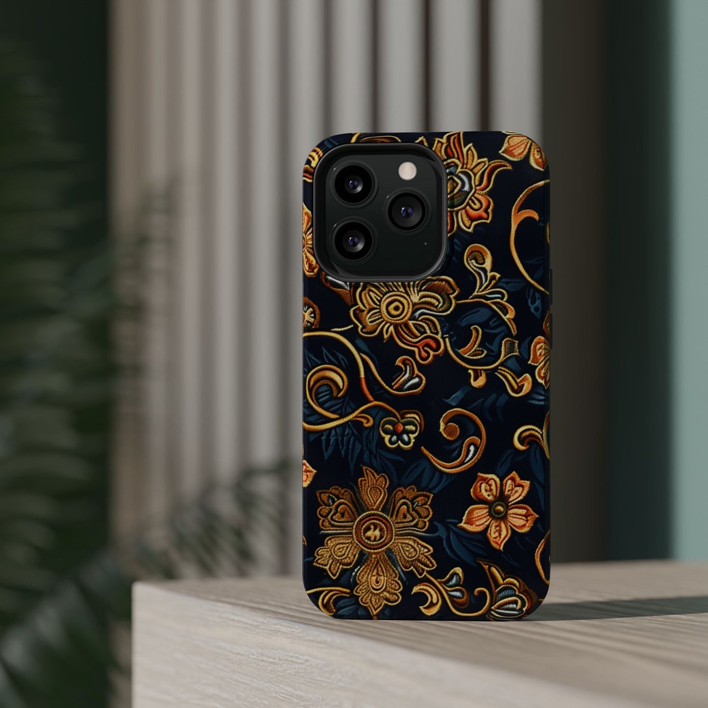 Floral Baroque Magnetic Impact - Resistant Phone Case - DIGITAL X