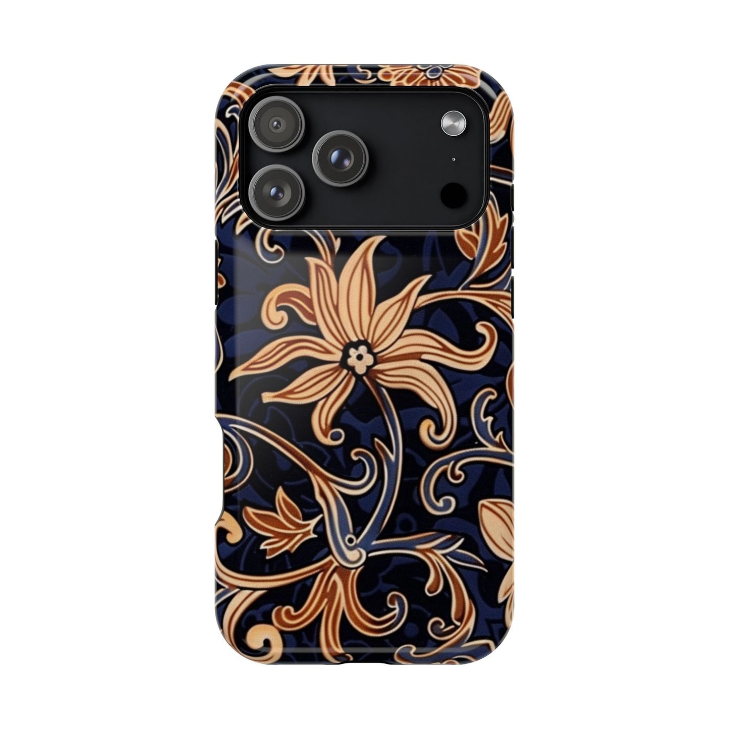 Floral Baroque Magnetic Impact - Resistant Phone Case - DIGITAL X