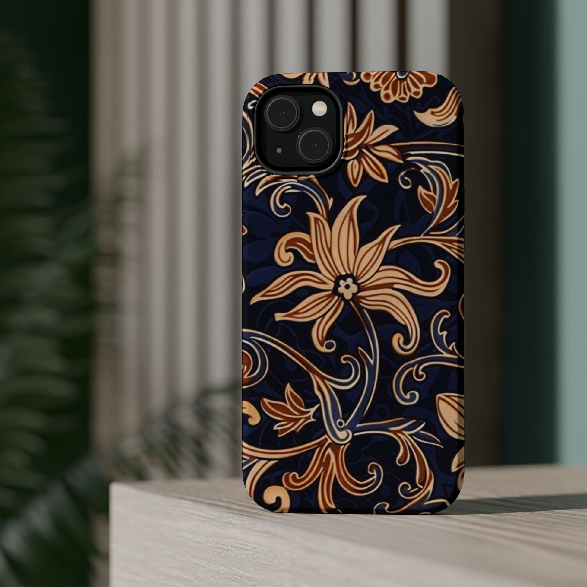 Floral Baroque Magnetic Impact - Resistant Phone Case - DIGITAL X