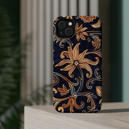 Floral Baroque Magnetic Impact - Resistant Phone Case - DIGITAL X