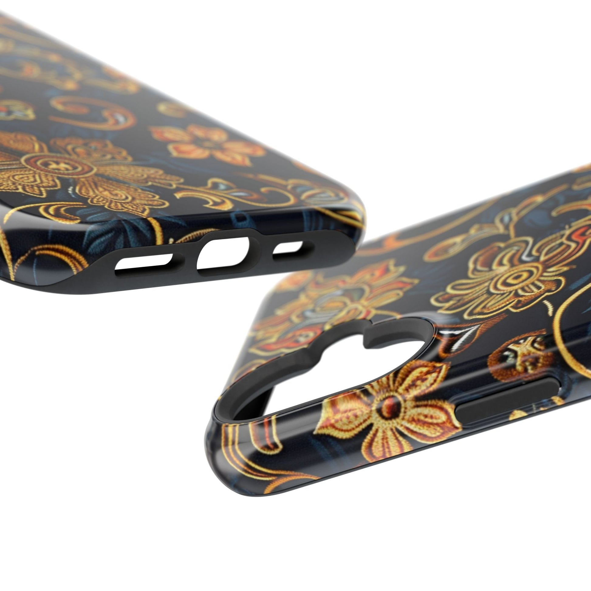Floral Baroque Magnetic Impact - Resistant Phone Case - DIGITAL X