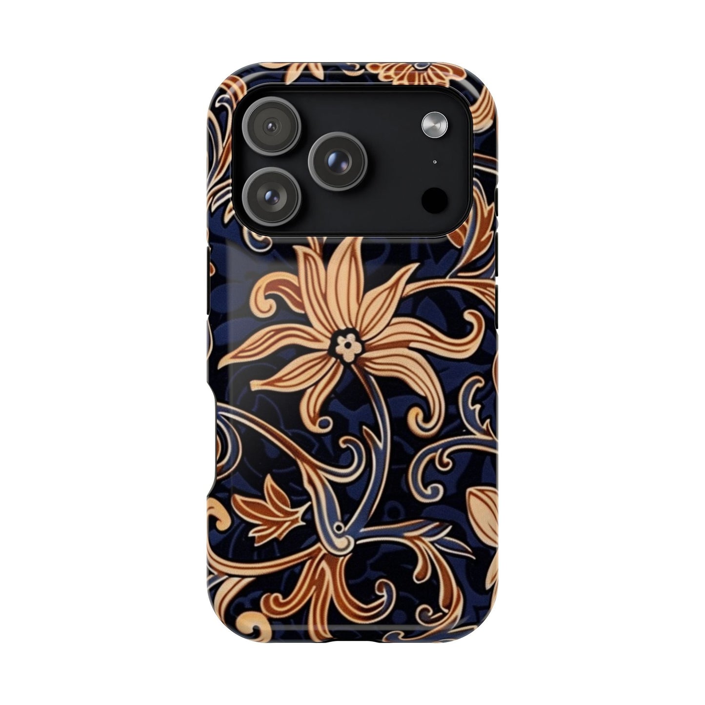 Floral Baroque Magnetic Impact - Resistant Phone Case - DIGITAL X