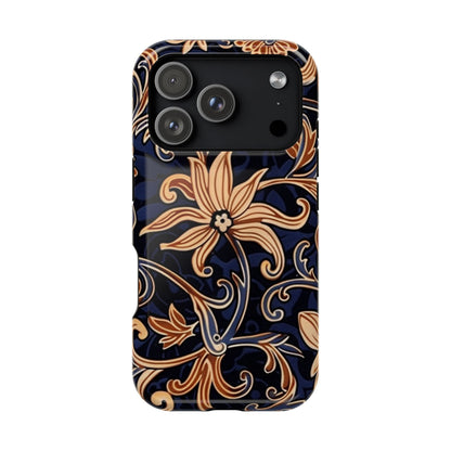 Floral Baroque Magnetic Impact - Resistant Phone Case - DIGITAL X