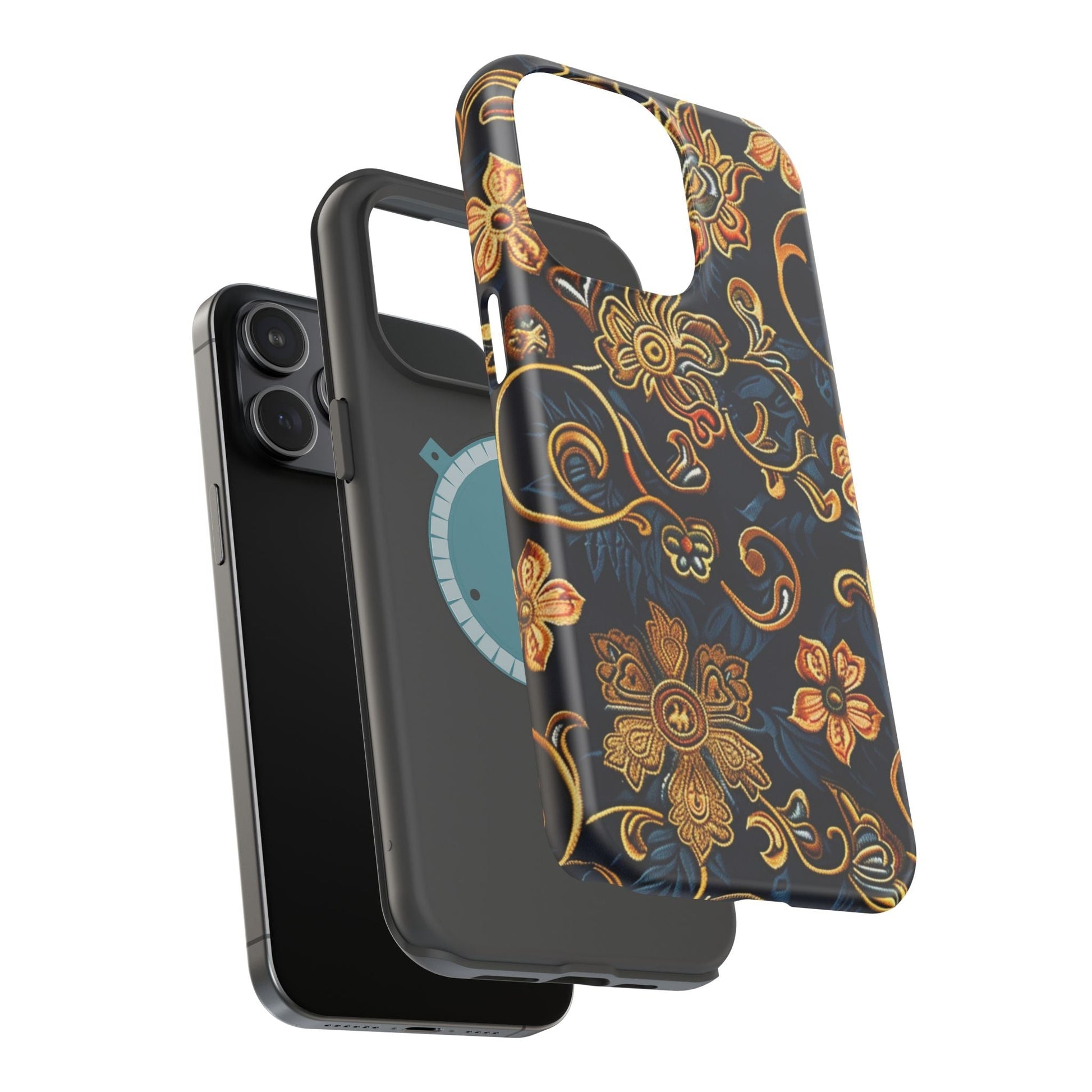 Floral Baroque Magnetic Impact - Resistant Phone Case - DIGITAL X