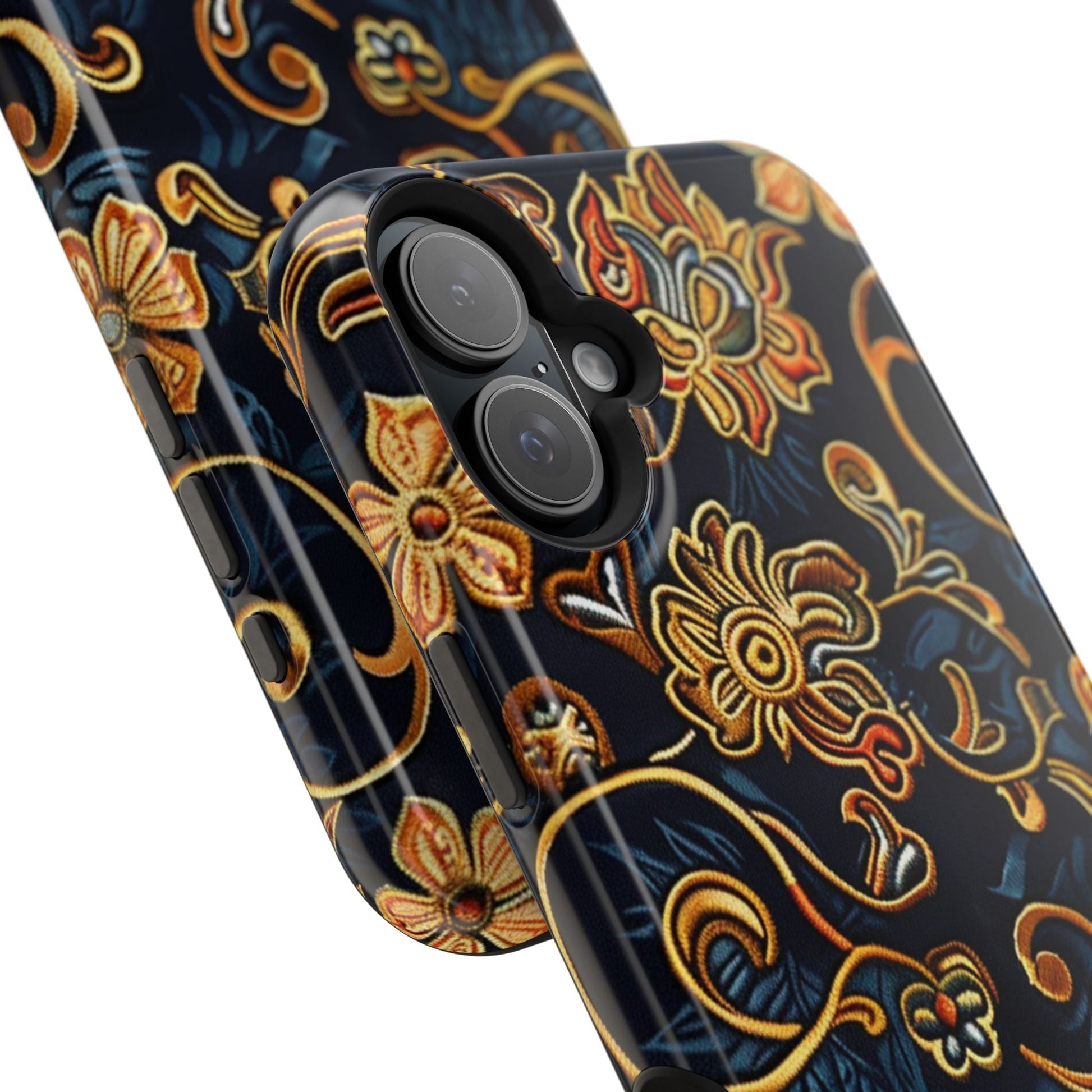 Floral Baroque Magnetic Impact - Resistant Phone Case - DIGITAL X