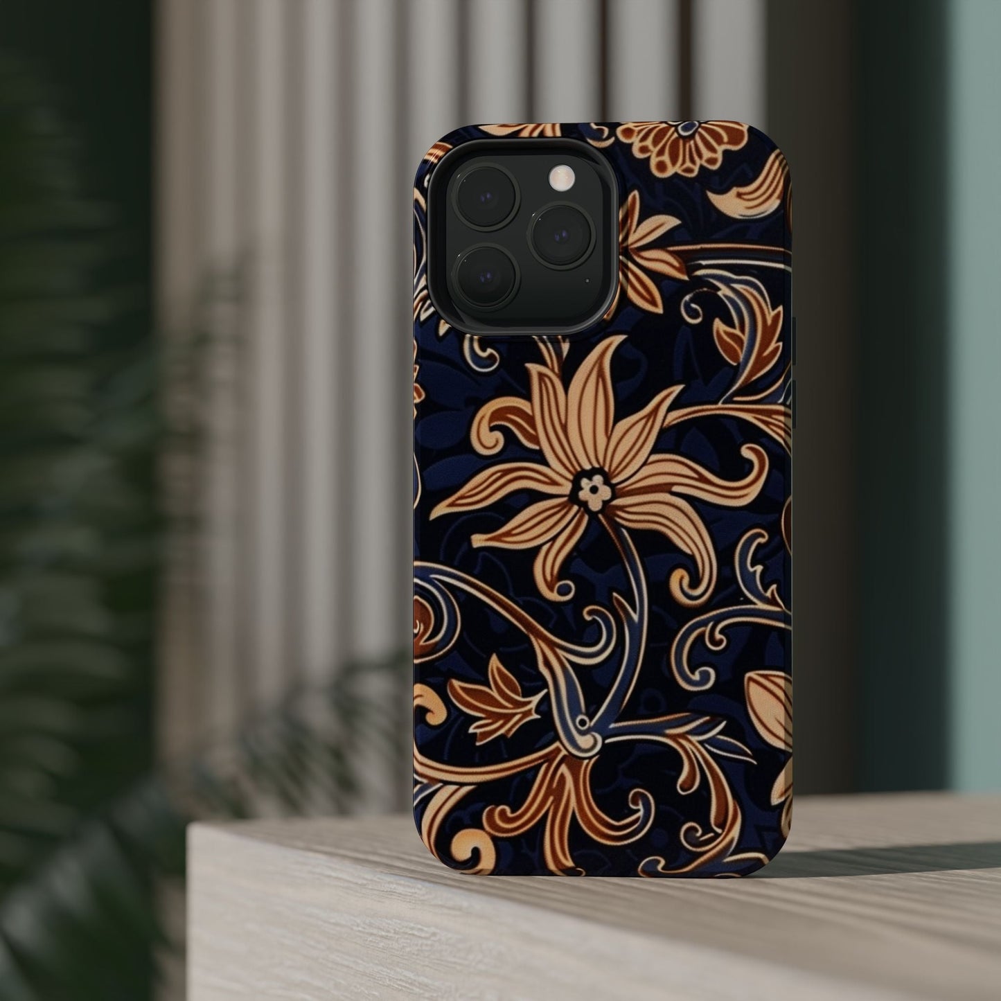 Floral Baroque Magnetic Impact - Resistant Phone Case - DIGITAL X