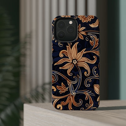 Floral Baroque Magnetic Impact - Resistant Phone Case - DIGITAL X